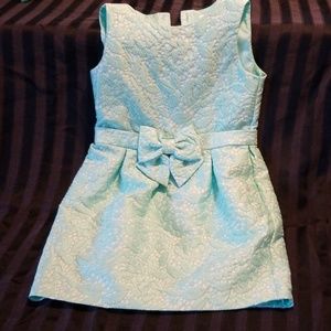 Dressed up by Gymboree teal lace overlay dress